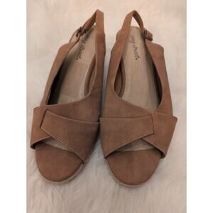 Easy Street Espadrille Wedge Sandals Woman size 9